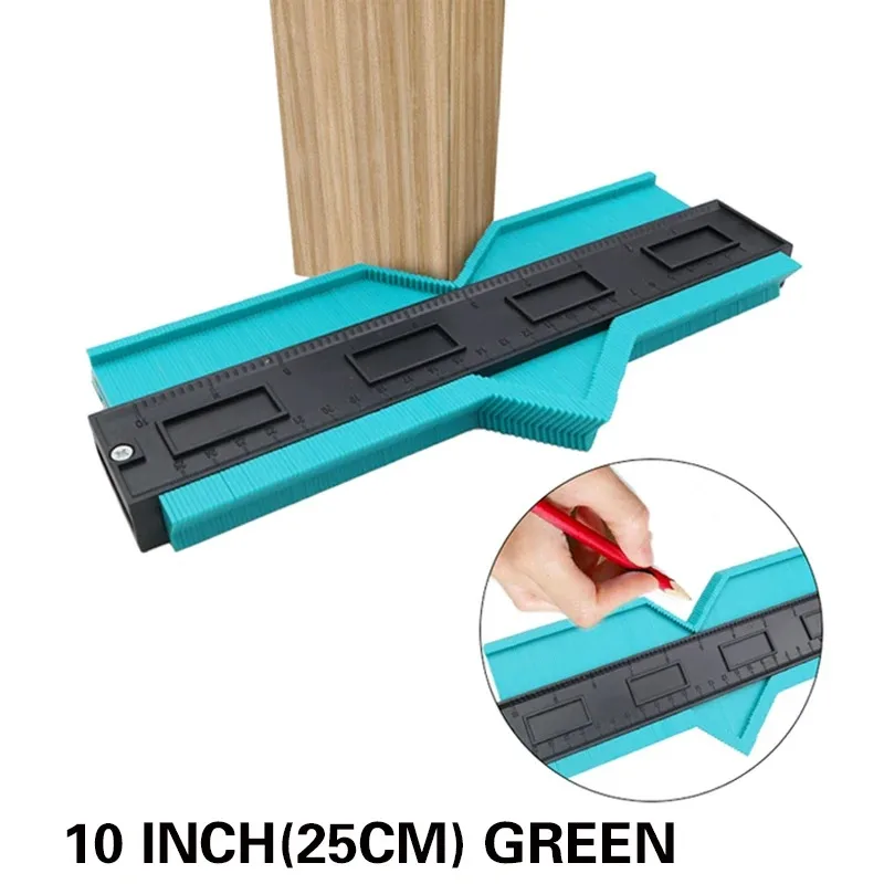 Profile Contour Gauge line Copier Ruler Cutting template Construction Woodworking Measuring instrument ceramic Tiling tiles tool - Image 10