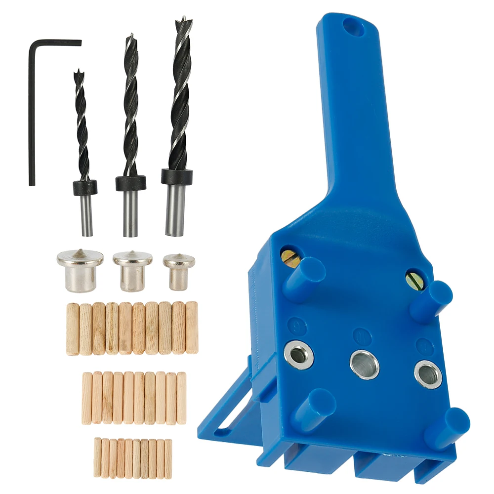 Tootise Woodworking Pocket Hole Jig Drill Guide Dowel Drilling Doweling Hole Saw Locator Drill for Carpenteror Wood 2023 - Image 8