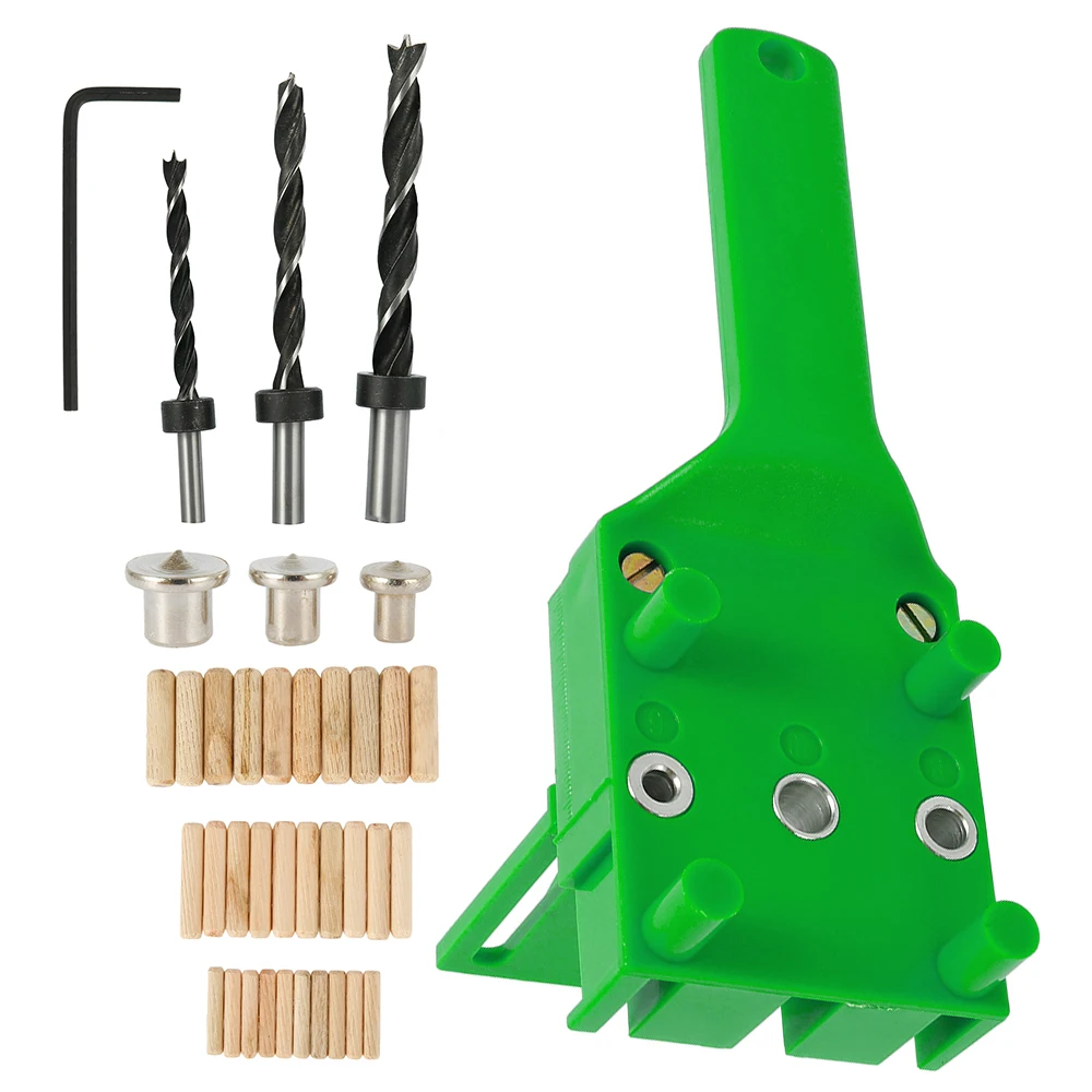 Tootise Woodworking Pocket Hole Jig Drill Guide Dowel Drilling Doweling Hole Saw Locator Drill for Carpenteror Wood 2023 - Image 3