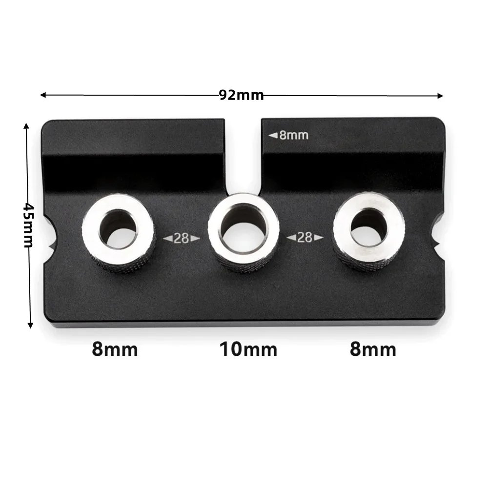 Woodworking 3 In 1 Doweling Jig Kit -Adjustable Wood Dowel Punch Locator Aluminum Pocket Hole Jig, Cabinet Hole Drill Guide Tool - Image 24