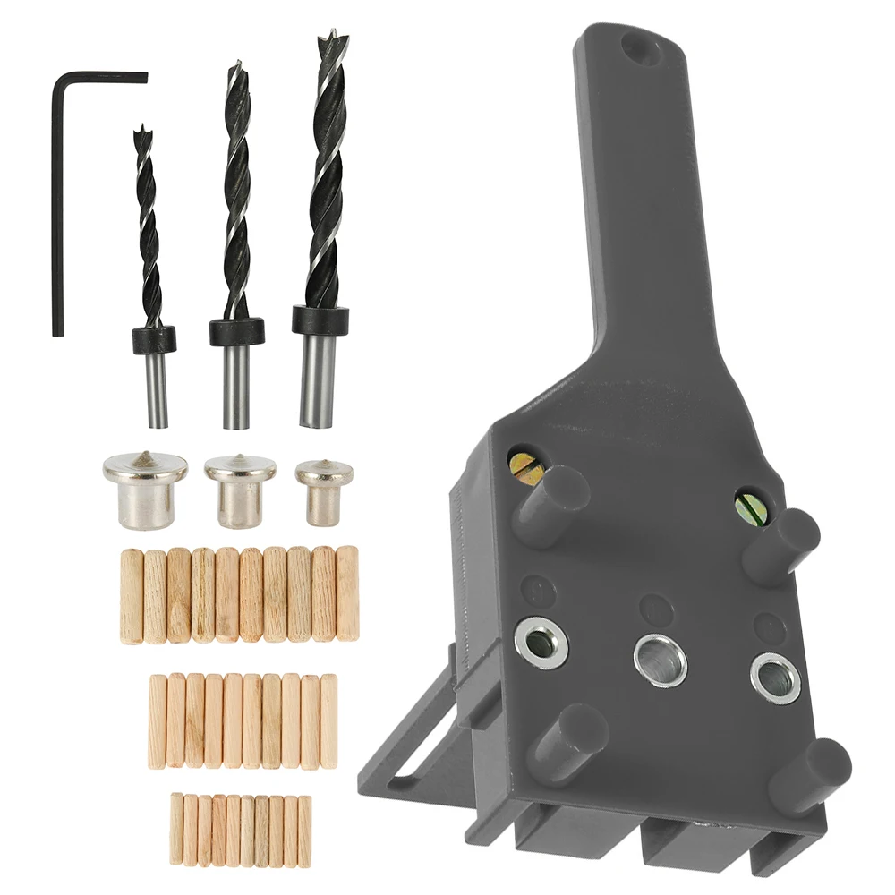 Tootise Woodworking Pocket Hole Jig Drill Guide Dowel Drilling Doweling Hole Saw Locator Drill for Carpenteror Wood 2023 - Image 7