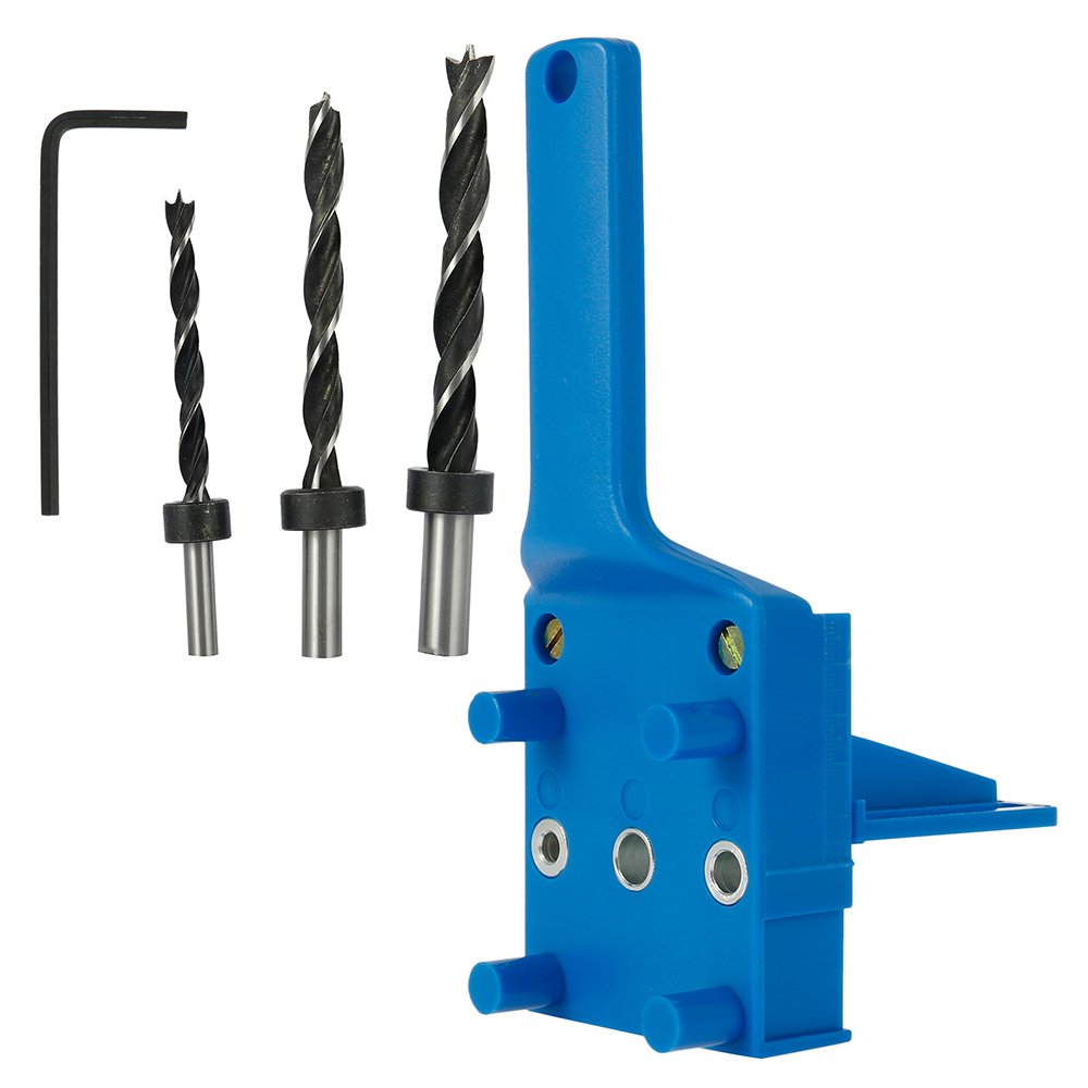 Tootise Woodworking Pocket Hole Jig Drill Guide Dowel Drilling Doweling Hole Saw Locator Drill for Carpenteror Wood 2023 - Image 29